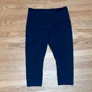 Girls Athletic Leggings - Zyia Navy